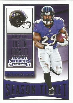 Justin Forsett Baltimore Ravens 2015 Panini Contenders NFL #49